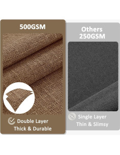 Organizador de Reposabrazos Joywell Marrón - Caddy para Sofá con 5 Bolsillos 2