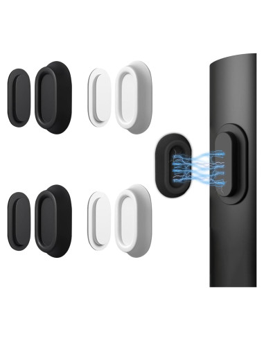 Soporte de Control Remoto Magnético DGMDGS 4 Piezas Negro y Blanco