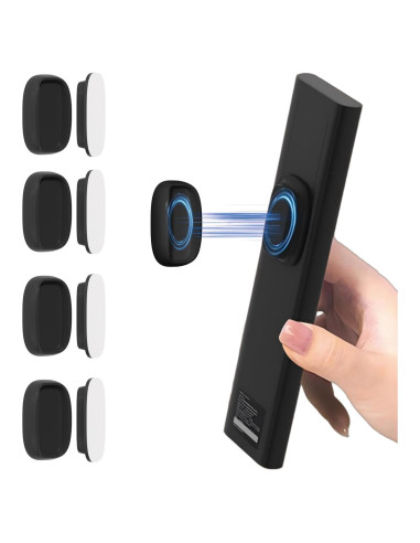 Soporte Magnético para Control Remoto Tiizze - 4 Piezas, Adhesivo Fuerte