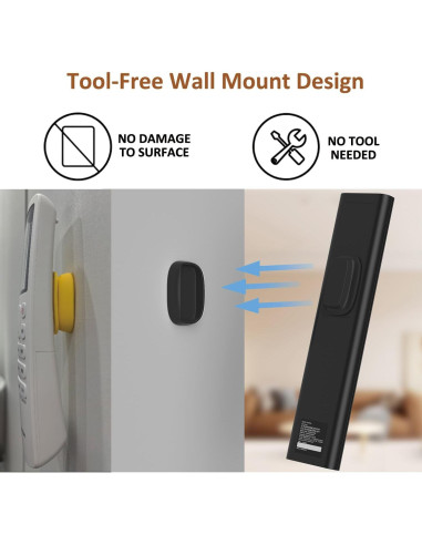 Soporte Magnético para Control Remoto Tiizze - 4 Piezas, Adhesivo Fuerte