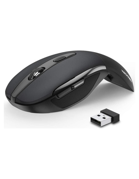 Ratón Inalámbrico Plegable TECKNET M017 2000 DPI Negro