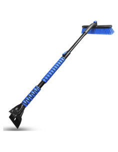 Cepillo de Nieve HEEYA 111.76 cm con Raspador de Hielo Azul