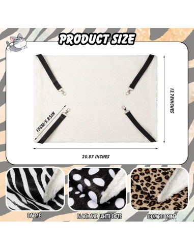 Hamaca Colgante Reversible BBTO para Mascotas Pequeñas 53x35cm