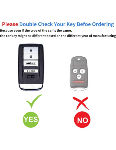 Cubierta de llavero JUIMWDY para Acura CDX RDX RLX TLX Verde