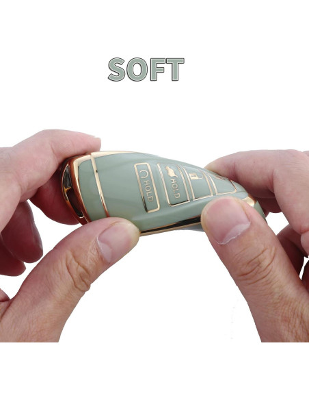 Cubierta de llavero JUIMWDY para Acura CDX RDX RLX TLX Verde