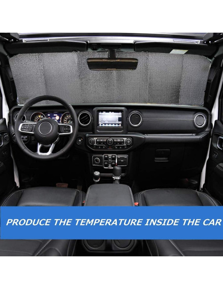 Sombra de Parabrisas Big Hippo con Bandera Americana 150x53cm