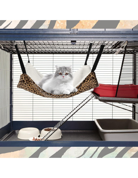 Hamaca Colgante Reversible BBTO para Mascotas Pequeñas 53x35cm