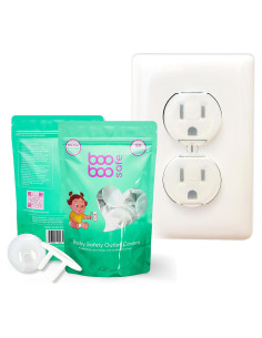 Cubiertas de Enchufe a Prueba de Bebés - 50 Unidades Transparentes