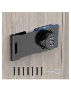 Cerradura de Combinación MeBantoo para Armarios y Puertas - Negro