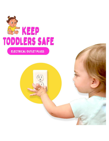 Cubiertas de Enchufe a Prueba de Bebés - 50 Unidades Transparentes