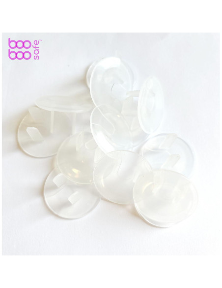 Cubiertas de Enchufe a Prueba de Bebés - 50 Unidades Transparentes