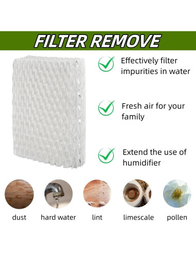 6 Filtros de Humidificador ITidyHome WF813 Reemplazo Compatible