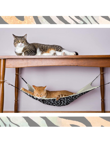 Hamaca Colgante Reversible BBTO para Mascotas Pequeñas 53x35cm