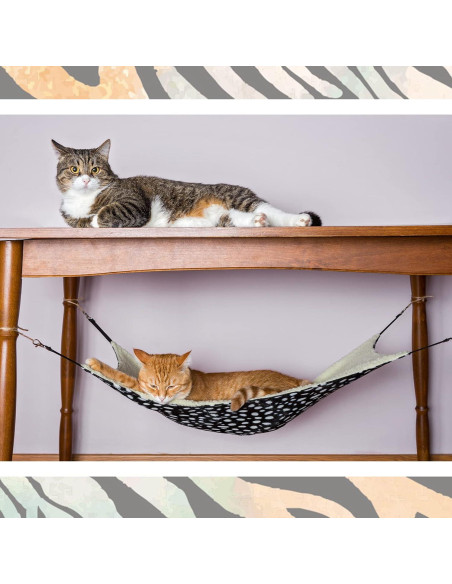 Hamaca Colgante Reversible BBTO para Mascotas Pequeñas 53x35cm