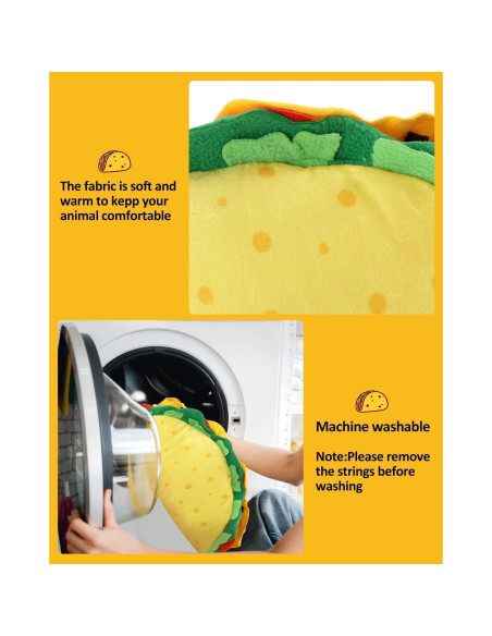 Casa Túnel Taco Percozzi para Hamsters y Roedores 35.5x21.5cm