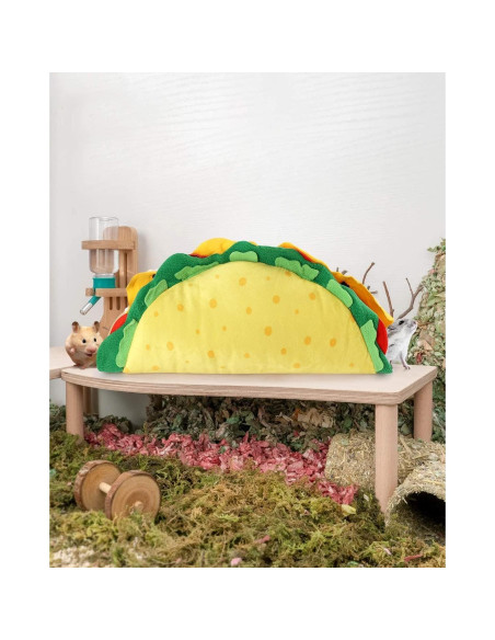 Casa Túnel Taco Percozzi para Hamsters y Roedores 35.5x21.5cm
