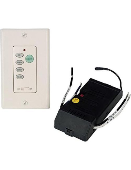 Control de Ventilador de Techo Litex WCI-100 Negro 3 Velocidades