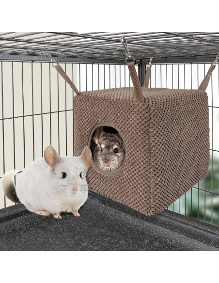 Hamaca Colgante Niteangel para Hurones y Animales Pequeños - Chocolate