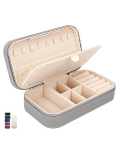 Caja de Joyería de Viaje DesignSter Gris, Organizador Portátil