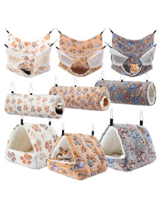 Hamaca para Ratas Abbylike 9 Piezas 3 Niveles Accesorios