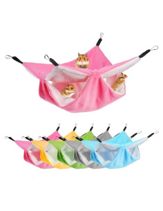 5 Hamacas para Ratas Covzoe 34x34 cm Suaves y Plegables