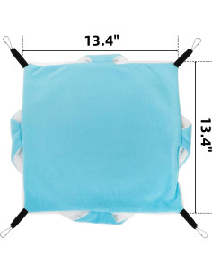 5 Hamacas para Ratas Covzoe 34x34 cm Suaves y Plegables 2