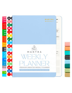 Planificador Diario y Semanal 2025-2026 A4 Mantra Azul
