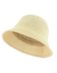 Sombrero de Cubo de Ganchillo EINSKEY para Mujeres - Paja Falsa UV