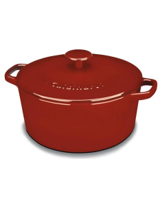 Cacerola Redonda de Hierro Fundido Enameled Cuisinart 5L Rojo