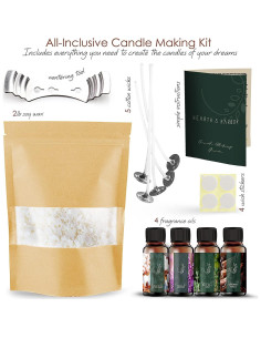 Kit de Fabricación de Velas de Soja Hearth & Harbor 0.91 kg 2