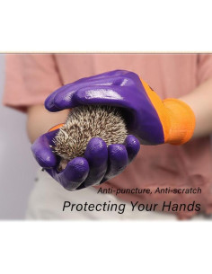 Guantes Anti-Rasguños MANON ROSA para Animales Pequeños - Talla Libre 2