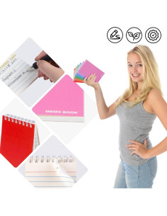 Koogel 6 Cuadernos Espirales Universitarios 3x5 cm Multicolor 2