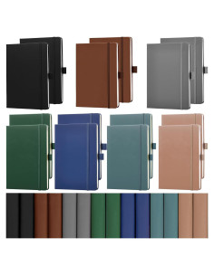 Paquete de 14 Cuadernos A5 Laumoi Tapa Dura Forrados