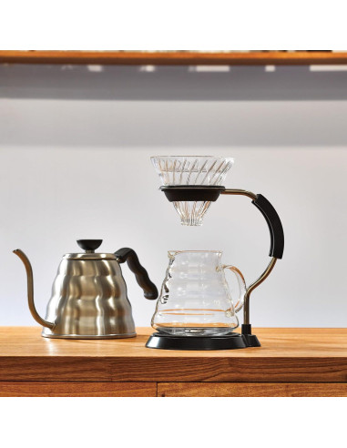 Hario V60 Goteador de Café con Soporte y Filtros 1.44 kg