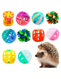 Juguetes de Enriquecimiento para Erizos VZqola - Paquete Variado