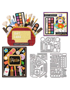 Troqueles de Corte GLOBLELAND para DIY - Bolsa Cosmética 54 Piezas