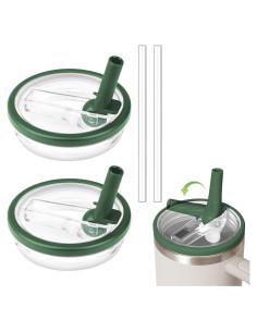 Stanley Tapas de Popote Flip Reutilizables 30 OZ Verde Militar