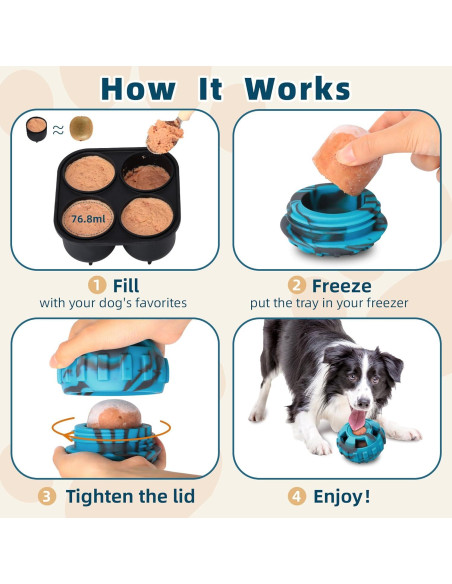 Juguete Interactivo para Perros Pequeños PetZee Azul