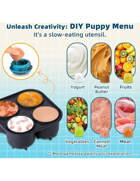 Juguete Interactivo para Perros Pequeños PetZee Azul