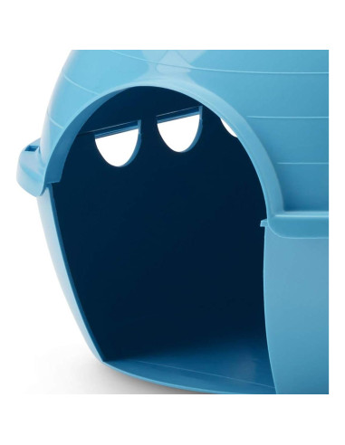 Refugio Savic Rody Igloo para Cobayas y Ratas - Azul Escuba