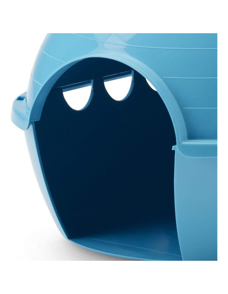 Refugio Savic Rody Igloo para Cobayas y Ratas - Azul Escuba