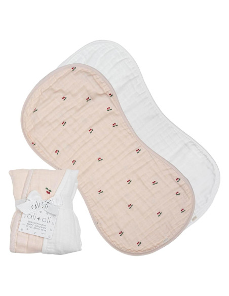 Paquete de 2 Pañuelos de Eructo Ali+Oli Muselina Bebé