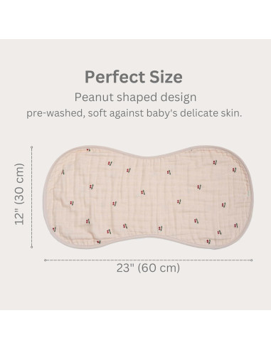 Paquete de 2 Pañuelos de Eructo Ali+Oli Muselina Bebé