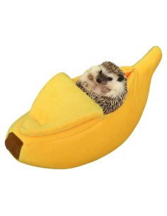 Cama para Pequeños Animales SEZDEKI Amarilla 40x15x10 cm