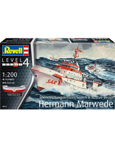 Kit de Modelo Barco de Búsqueda Revell Hermann Marwede 1:200 2