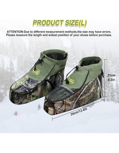 Cubiertas de Botas Aisladas MYDAYS OUTDOOR Camuflaje Talla Grande 2
