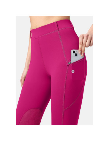 Pantalones de Montar SANTINY para Mujeres Rosa con Bolsillos