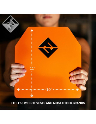 Chaleco con Pesas Ajustable F&F STEEL 1.7 kg - Fitness y Rucking