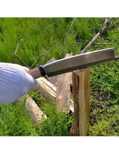 Hacha Nata Japonesa KAKURI 20.8 cm Acero Yasuki con Funda 2