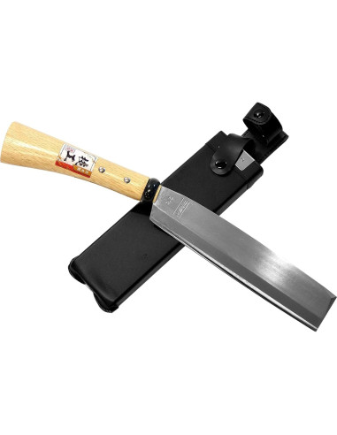 Hacha Nata Japonesa KAKURI 20.8 cm Acero Yasuki con Funda